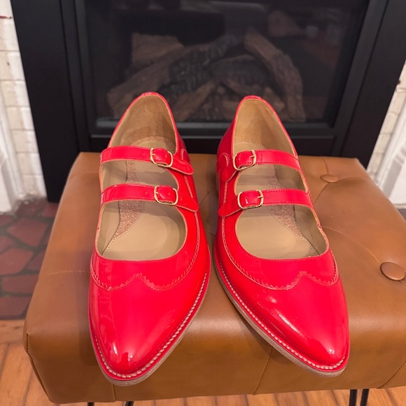 The Office of Angela Scott Miss Margo Mary Jane in Candy Apple/Sz 42 BNIB! - Picture 5 of 8